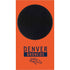 NFL Denver Broncos Orange Performance Series Xbox Series S Console Skin